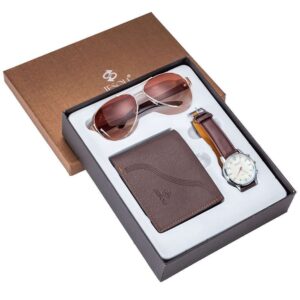 Wallet and watch combo set