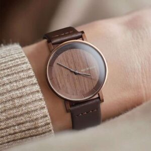Wooden dial watch